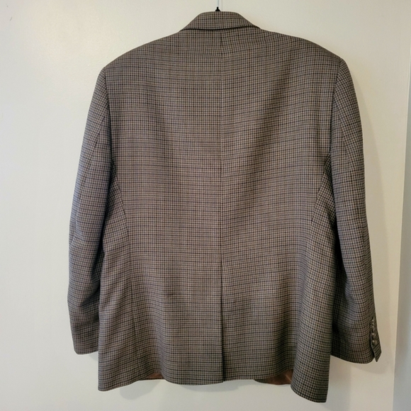 Lauren Ralph Lauren Men's Houndstooth Preppy Wool Blazer Suit Jacket. Size 40S - Picture 2 of 10